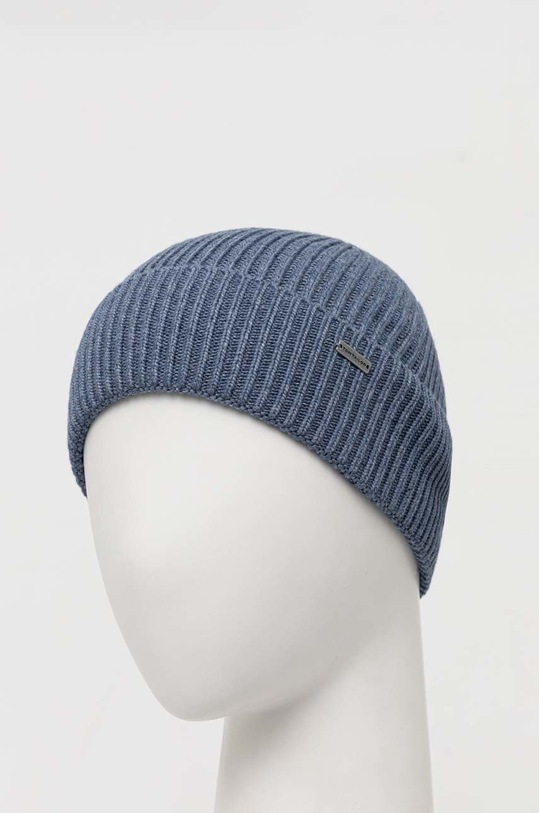 Tom Tailor czapka z domieszką wełny 1032851.30278 niebieski AW22