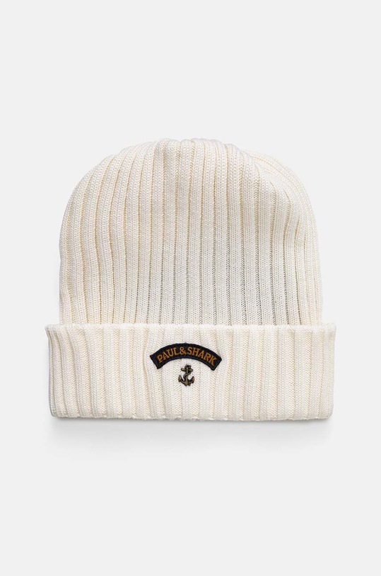 Шерстяная шапка Paul&Shark шерсть бежевый C0P712