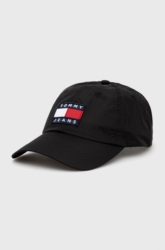 Кепка Tommy Jeans аплікація чорний AM0AM09000.9BYY
