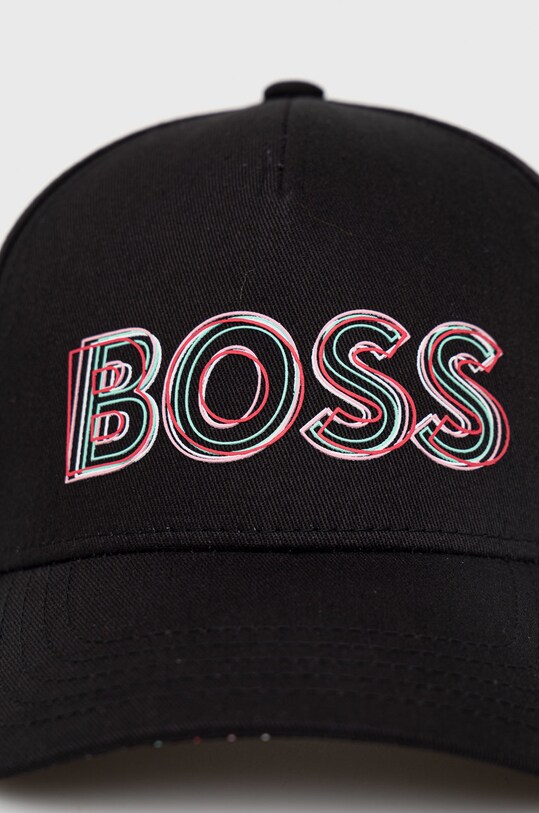 Akcesoria BOSS czapka bawełniana BOSS GREEN 50472266 czarny