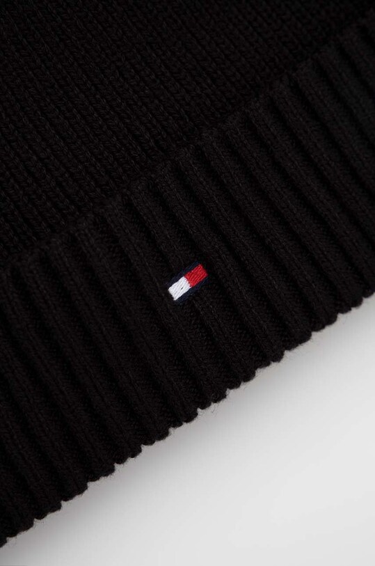 Tommy Hilfiger czapka i rękawiczki czarny AM0AM10490.9BYY