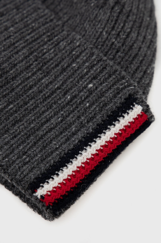 Dodaci Vunena kapa Tommy Hilfiger AM0AM10350.9BYY siva