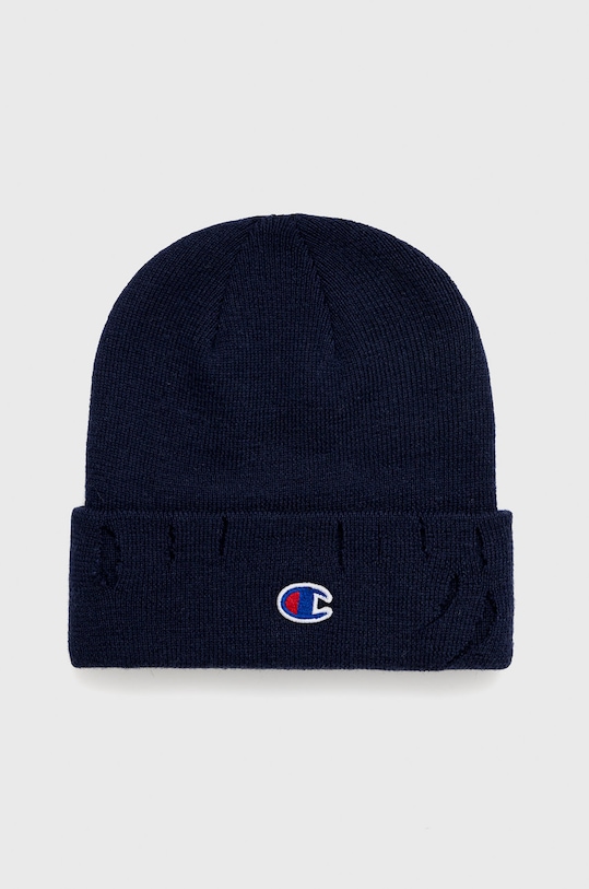 Шерстяная шапка Champion тонкий тёмно-синий 805685