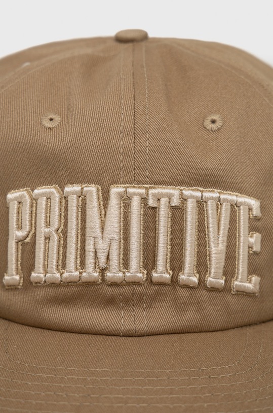 Akcesoria Primitive czapka z daszkiem bawełniana pa322h07.tan beżowy