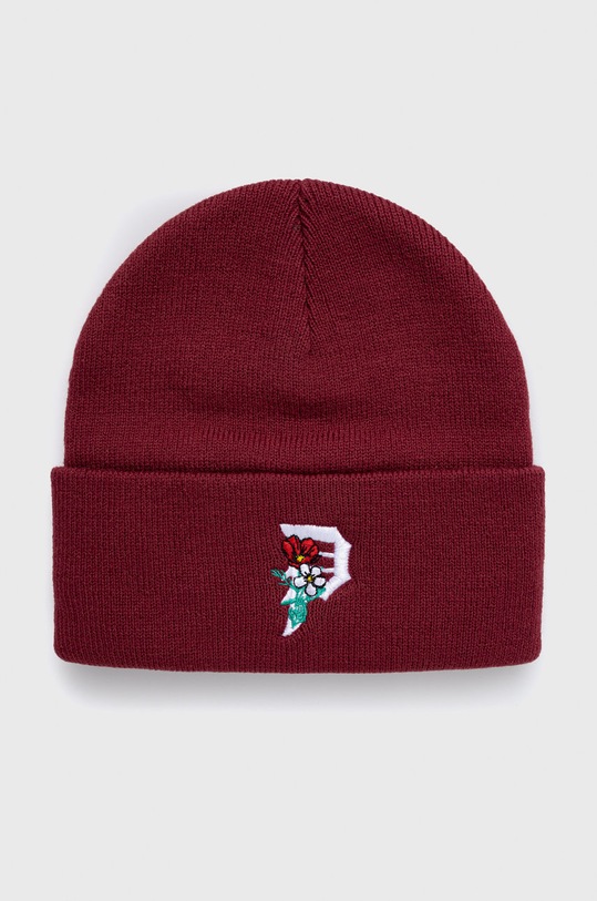 Primitive czapka aplikacja bordowy pa322c01.bur