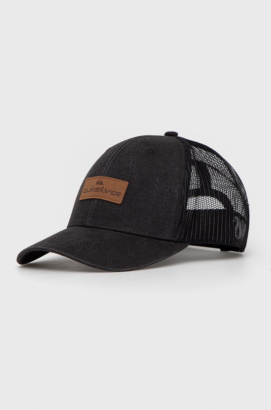 Quiksilver czapka z daszkiem pozostałe czarny AQYHA05096