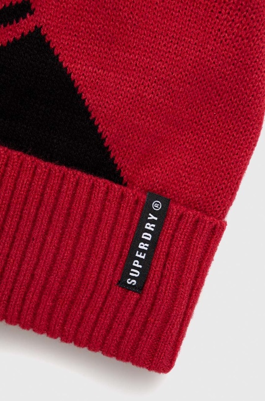 Akcesoria Superdry czapka MS210052A.YGK czerwony