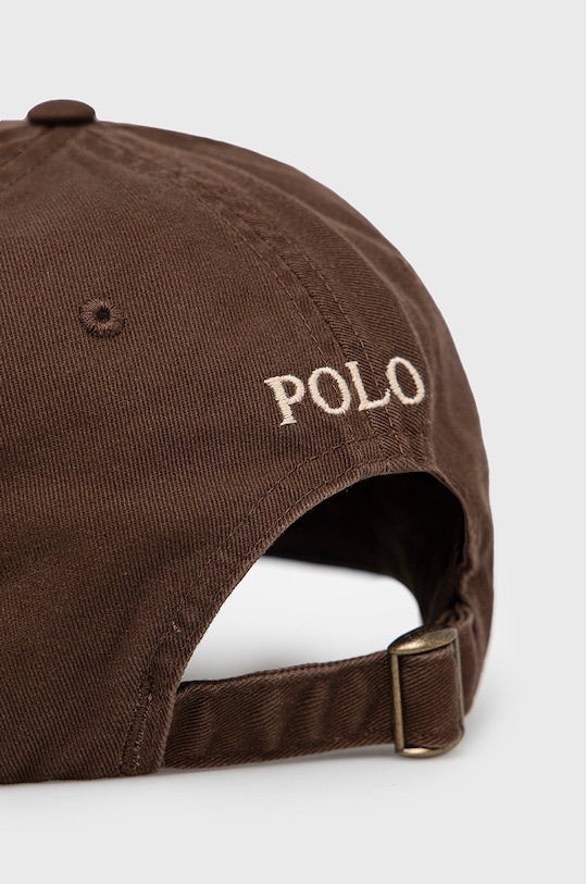 Dodaci Pamučna kapa sa šiltom Polo Ralph Lauren 710667709058 smeđa