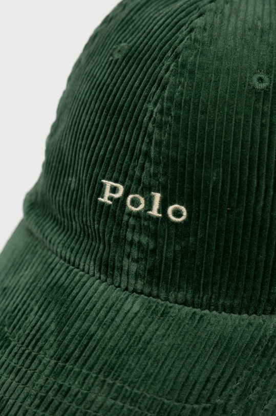 Polo Ralph Lauren șapcă de baseball din catifea 710880779002 verde AW22