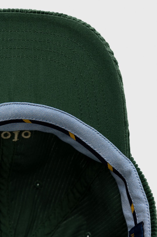Polo Ralph Lauren șapcă de baseball din catifea verde 710880779002