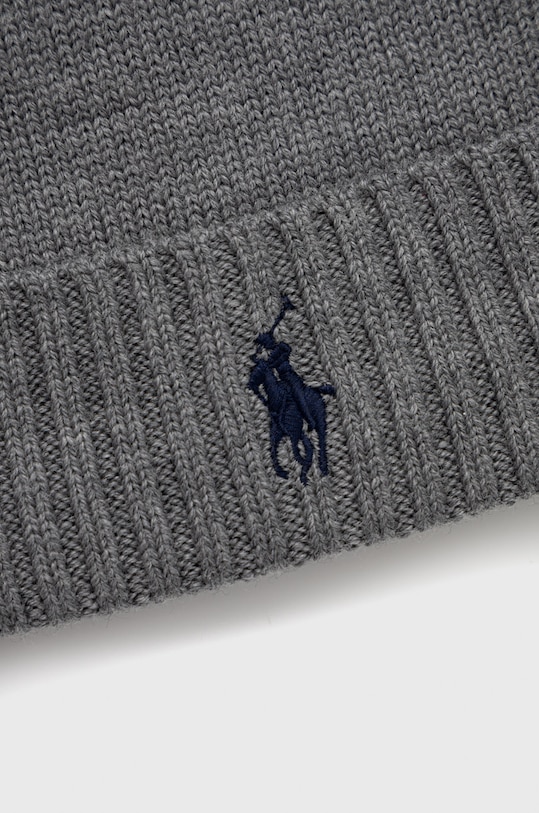 Akcesoria Polo Ralph Lauren czapka wełniana 710886137003 szary