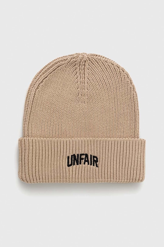bombažna kapa Unfair Athletics Srednje debeline bež UNFR22.160