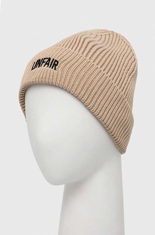 Unfair Athletics czapka bawełniana UNFR22.160 beżowy AW22