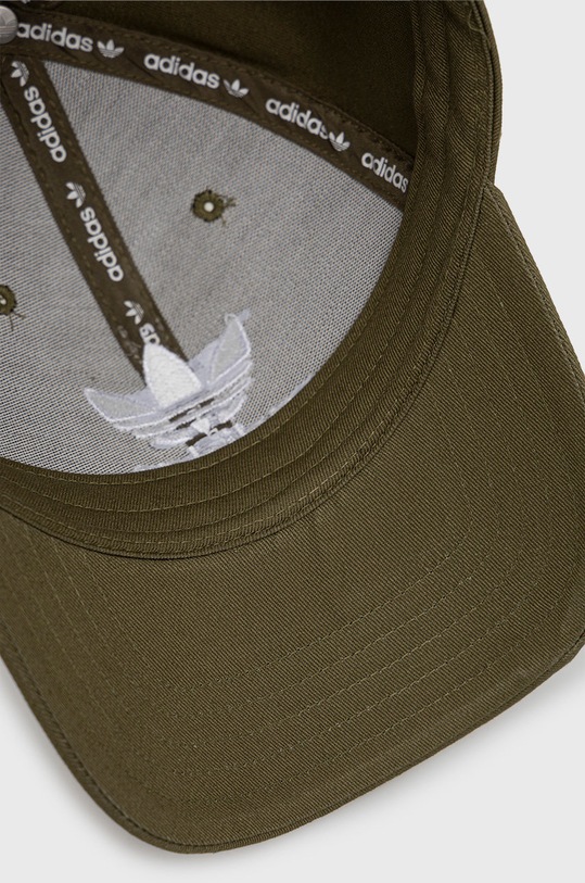 Bavlněná čepice adidas Originals zelená HL9324