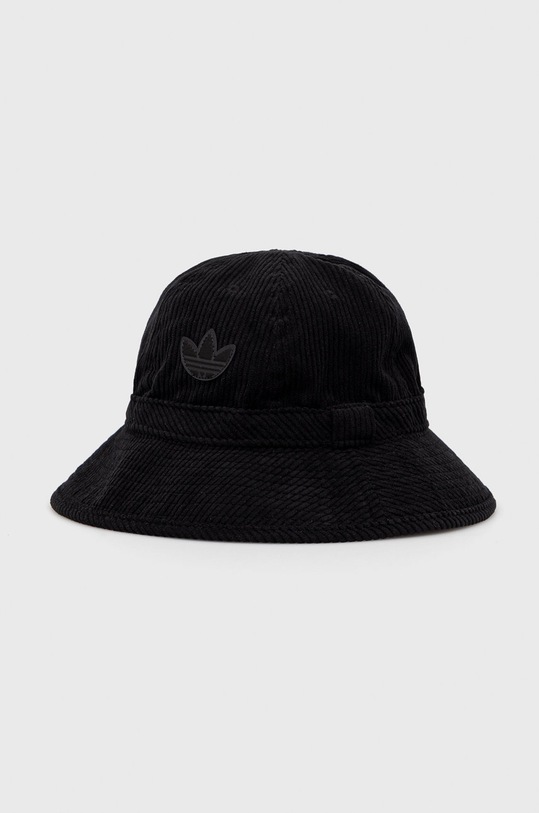 adidas Originals kapelusz sztruksowy pozostałe czarny HM1715