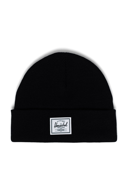Herschel czapka 1225-0001-OS Elmer Beanie aplikacja czarny 1225.0001.OS