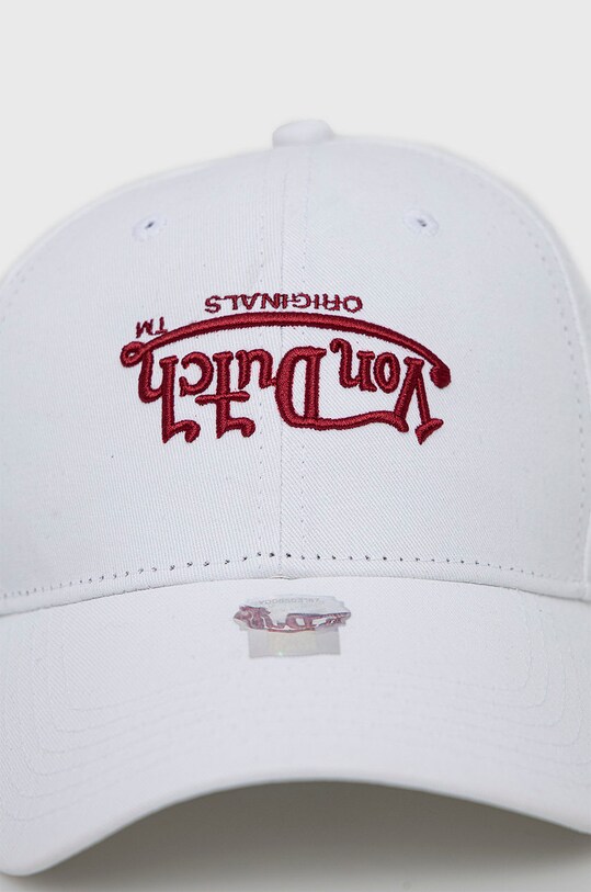 Хлопковая кепка Von Dutch 7030503 белый AW22