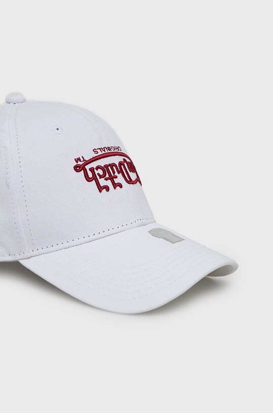 Akcesoria Von Dutch czapka z daszkiem bawełniana 7030503 biały