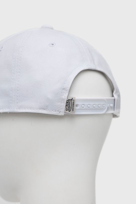 Von Dutch czapka z daszkiem bawełniana biały 7030503