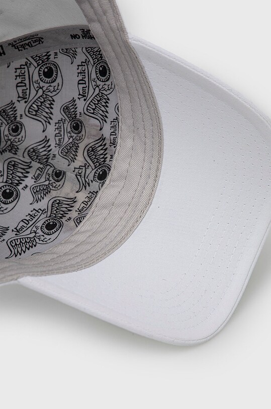 Von Dutch czapka z daszkiem bawełniana 7030503 biały