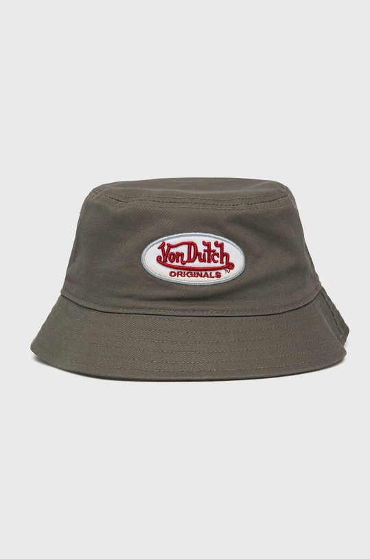 Bavlněná čepice Von Dutch bavlna zelená 7050040