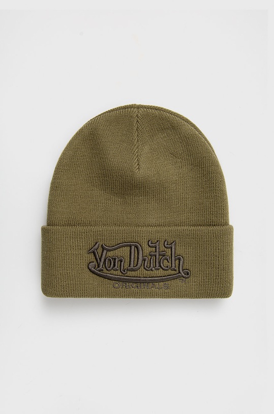 Čepice Von Dutch hrubá zelená 7050115