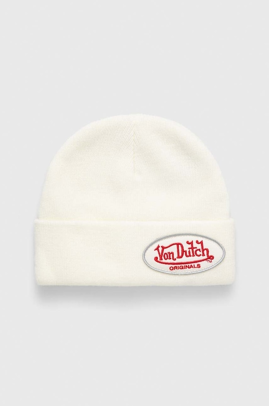 Von Dutch czapka aplikacja beżowy 7050117