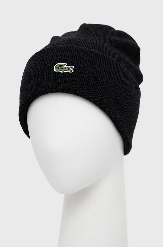 Lacoste berretto in lana RB9825 nero AW24