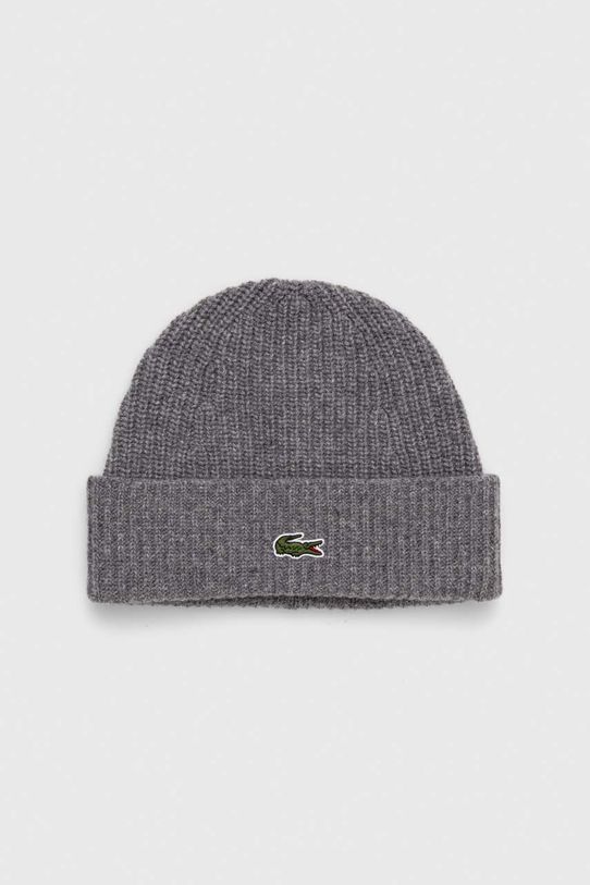 Vunena kapa Lacoste Planet friendly siva RB9883