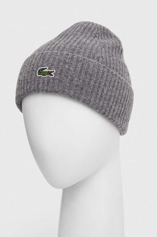 Lacoste caciula de lana RB9883 gri AW24