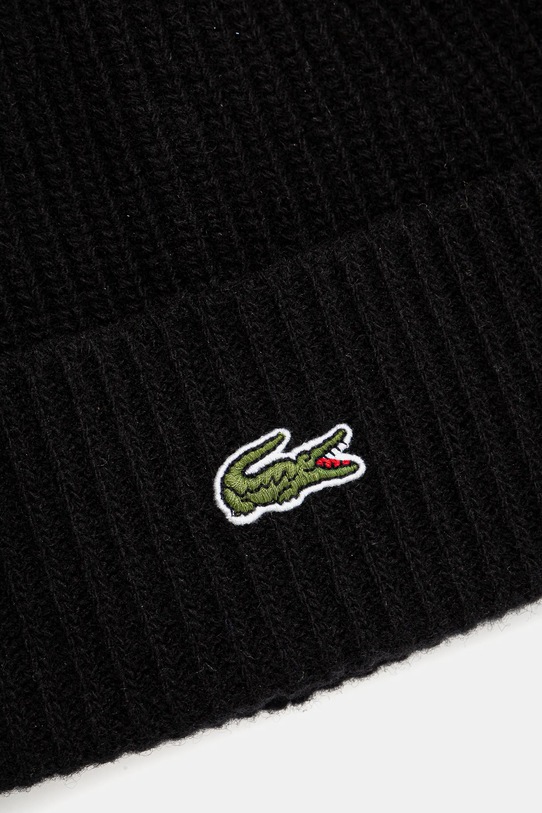 Accesorii Lacoste caciula de lana RB9883 negru