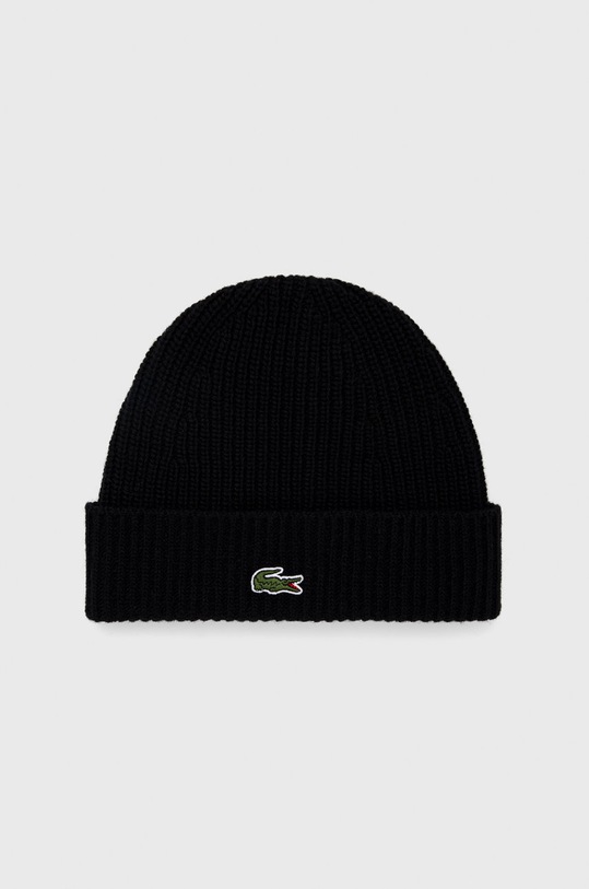 Čepice Lacoste vlna černá RB9883