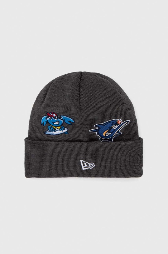 New Era czapka aplikacja szary 60285033