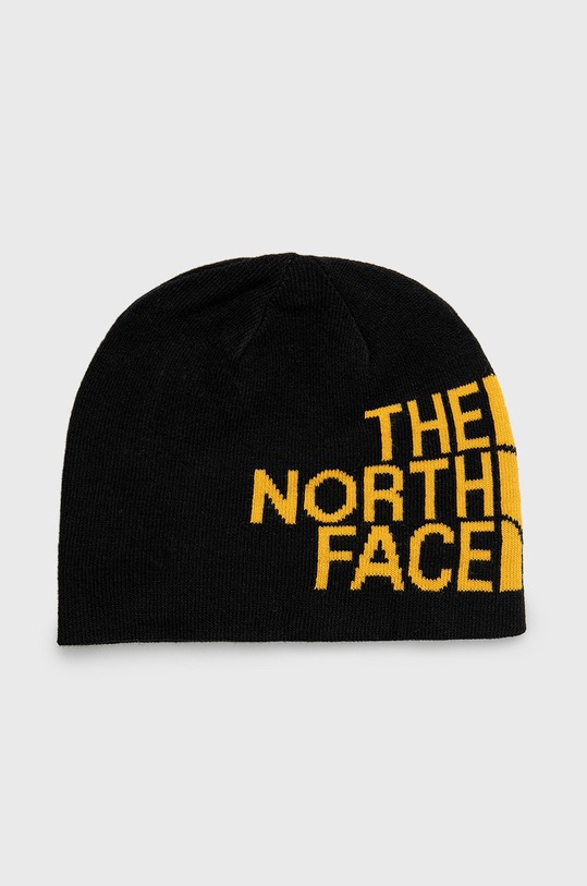 The North Face beanie cu două fețe cu modele negru NF00AKNDAGG1