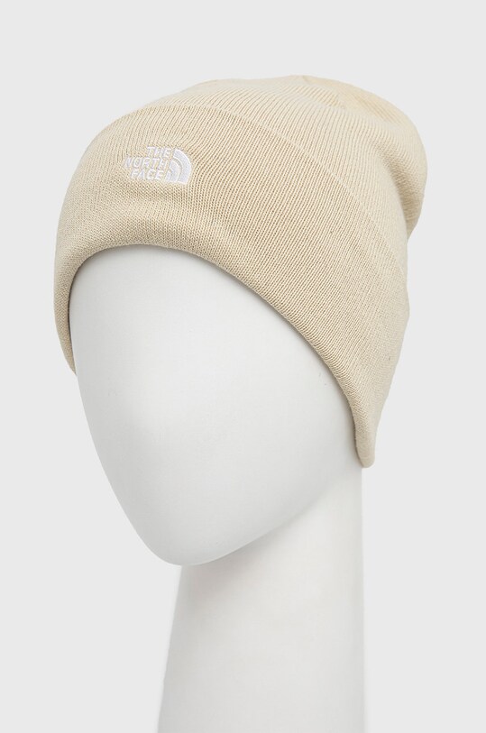 The North Face czapka NF0A5FW13X41 beżowy AW22
