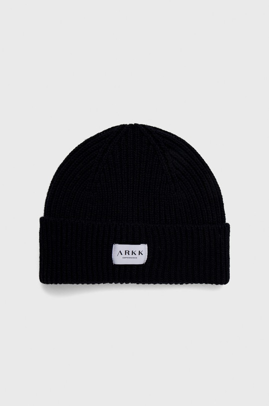 Arkk Copenhagen czapka wełniana wełna granatowy AC4737.0052