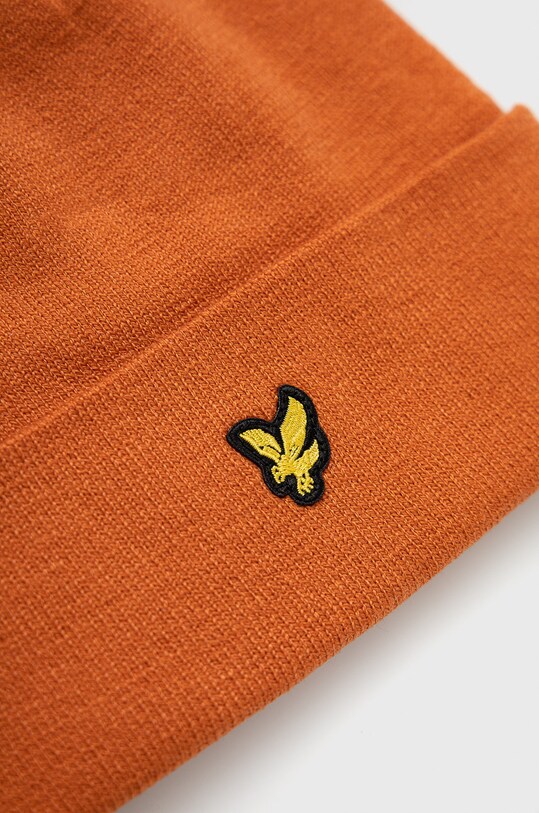 Akcesoria Lyle & Scott czapka HE960ARC.W701 pomarańczowy