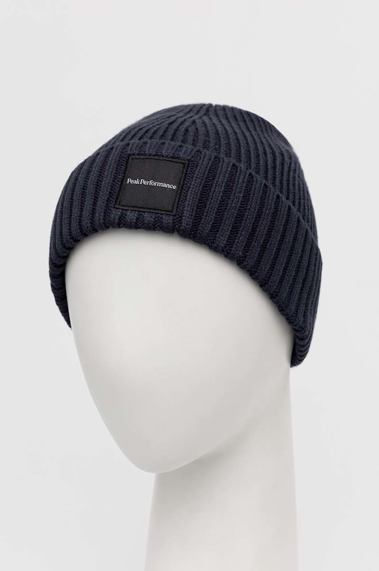 Čiapka Peak Performance G77789 tmavomodrá AW24