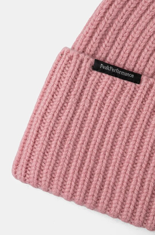 Doplňky Vlněná čepice Peak Performance Mason G77790 růžová