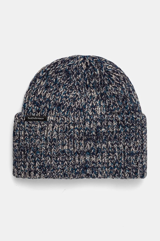 Peak Performance czapka wełniana Mason wełna niebieski G77790