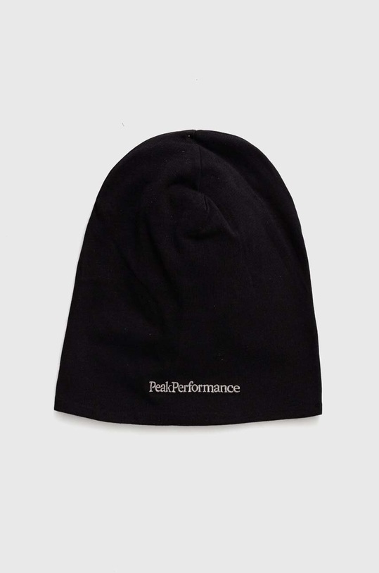 Bavlněná čepice Peak Performance bavlna černá G77784
