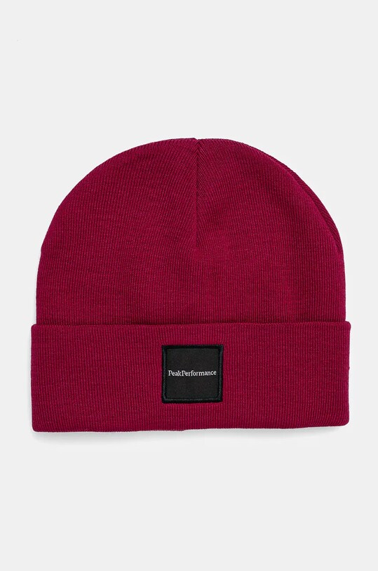 Peak Performance caciula de lana Switch roz G77781