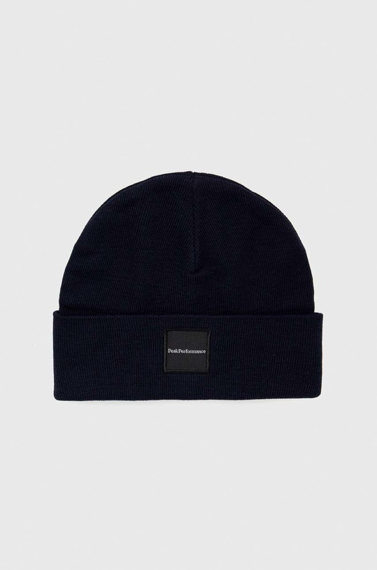 Peak Performance pălărie din amestec de lână Switch imprimeu bleumarin G77781