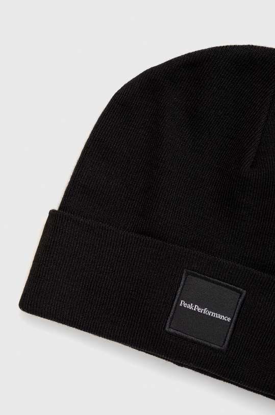 Akcesoria Peak Performance czapka z dodatkiem wełny Switch G77781 czarny