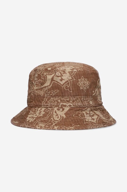 Bavlněný klobouk Carhartt WIP Verse Bucket Hat I030645 hnědá AW22