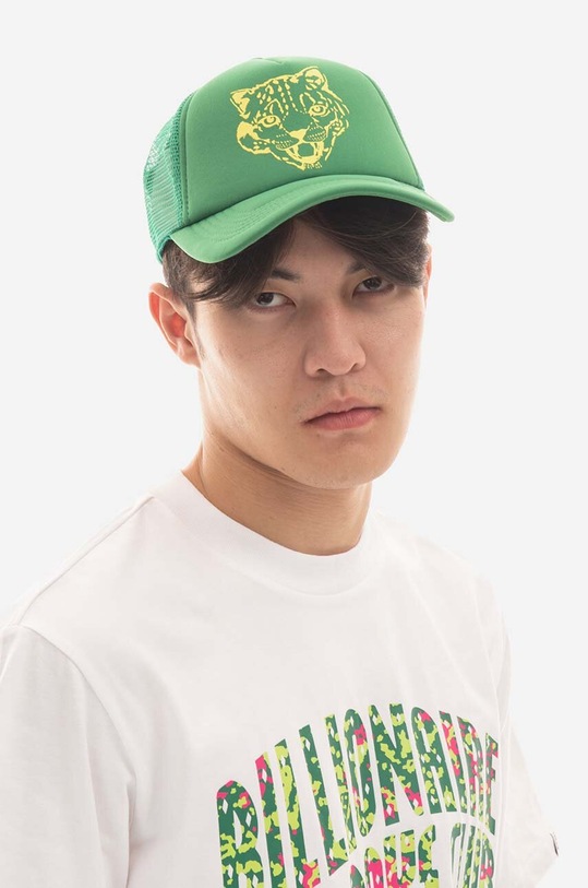 Billionaire Boys Club baseball cap Leopard Trucker Cap B22344 green