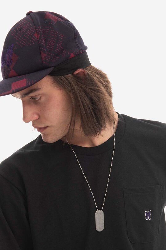Καπέλο Needles Baseball Cap Poly Jq LQ035.NAVY