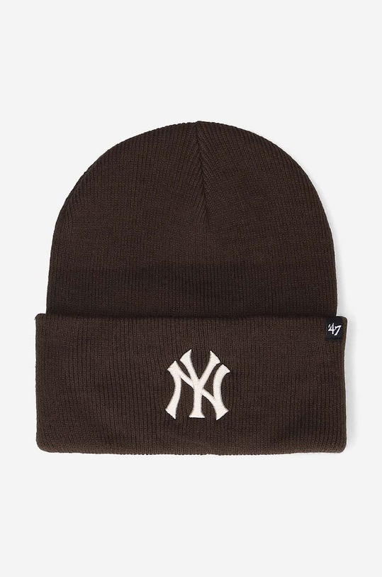 Шапка 47 brand New York Yankees Haymak аплікація коричневий B.HYMKR17ACE.BWD