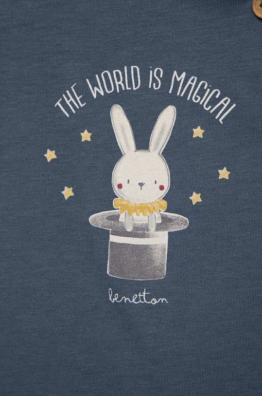 Chłopiec United Colors of Benetton komplet dziecięcy 3ATNA1015.W niebieski