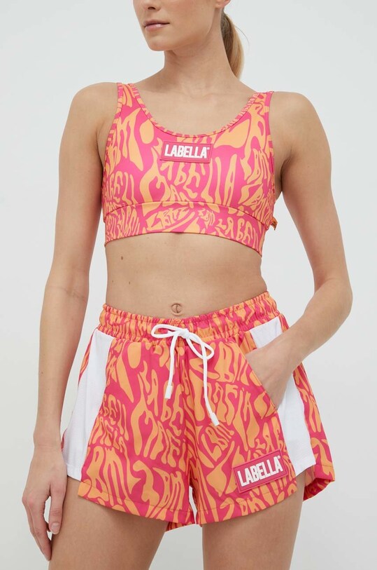Тренувальний топ і шорти LaBellaMafia Psycle Waves LB.26341 рожевий
